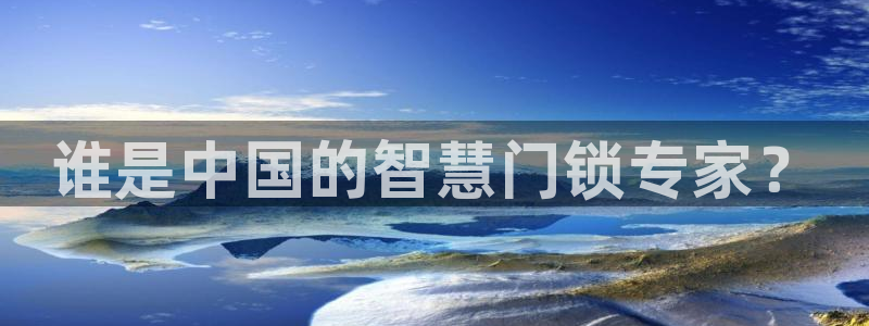 金年会体育下载：谁是中国的智慧门锁专家？