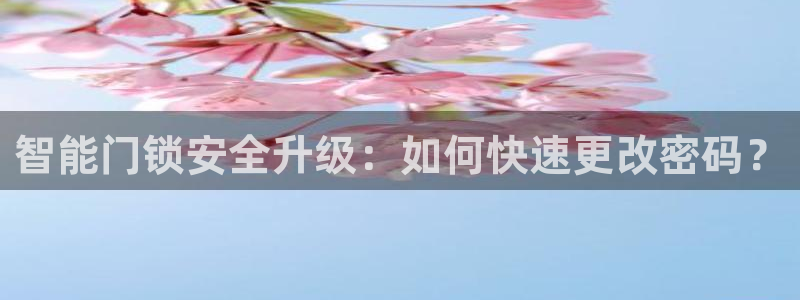 金年会在线：智能门锁安全升级：如何快速更改密码？