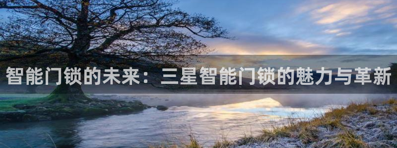 金年会网页：智能门锁的未来：三星智能门锁的魅力与革新