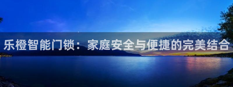 金年会APP下载：乐橙智能门锁：家庭安全与便捷的完美结合