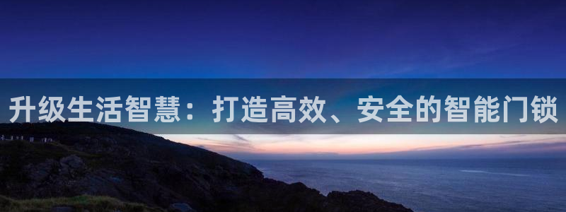 融通金年会：升级生活智慧：打造高效、安全的智能门锁