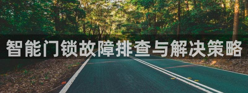 金年会 平台：智能门锁故障排查与解决策略